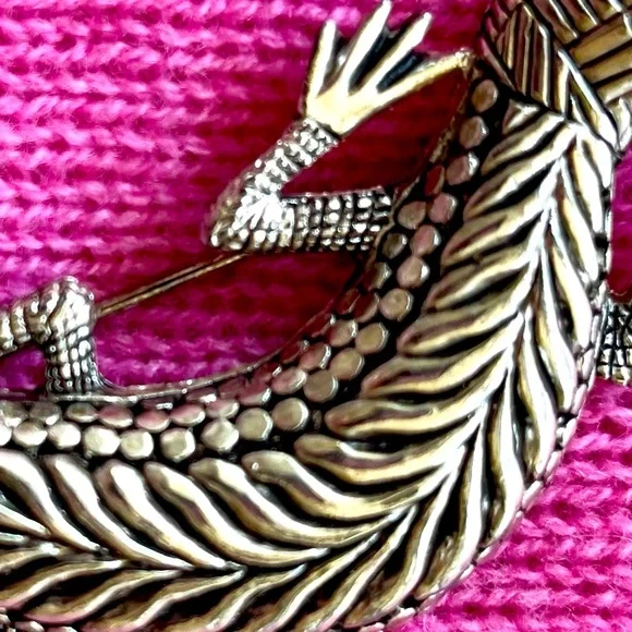 Vintage Silver Plated Salamander Brooch - Picture 3 of 11
